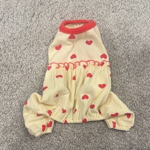 XS dog heart clothing from Korea